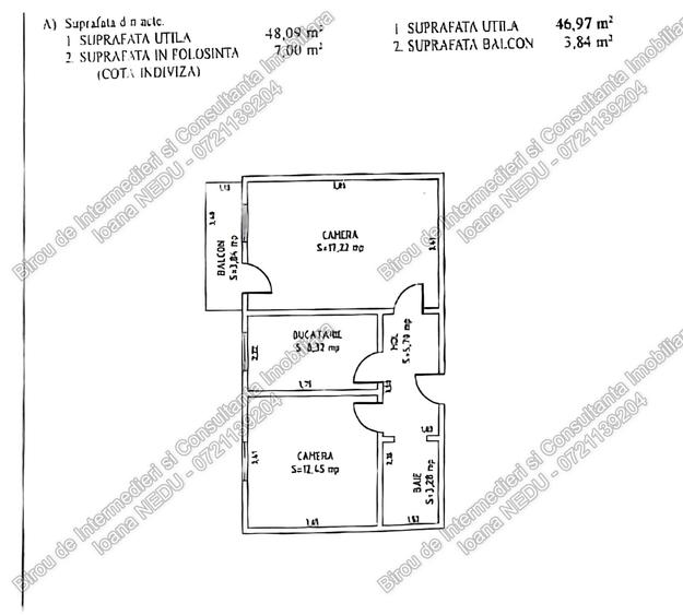 ►Casa de CULTURA 2 Camere Decomandate 51m² Mobilat Utilat Izolat Centrala - 6