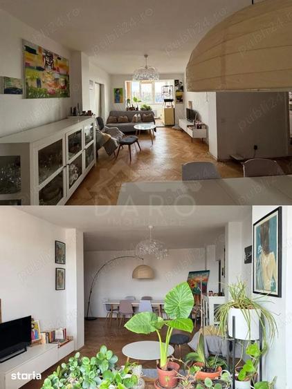 Apartament cu 4 camere decomandat în Central