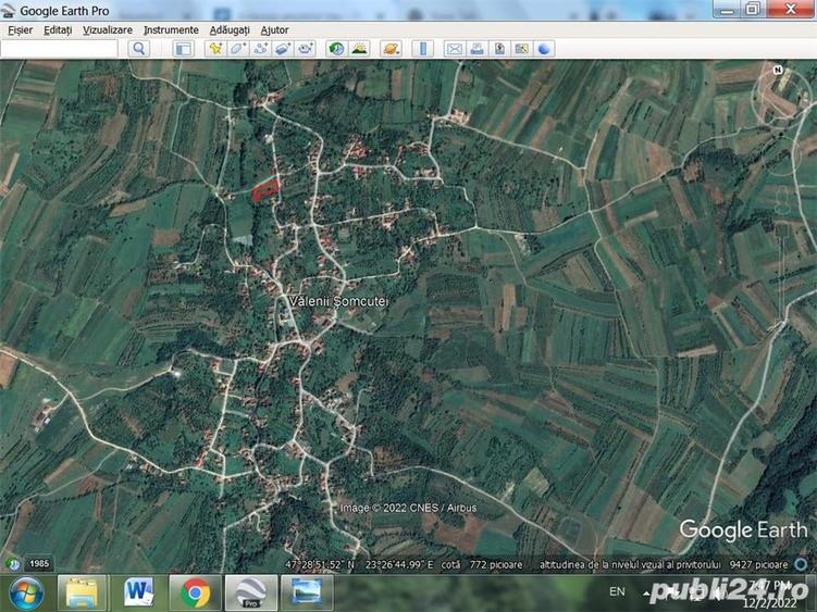 Teren de 3100 mp, în Văleni