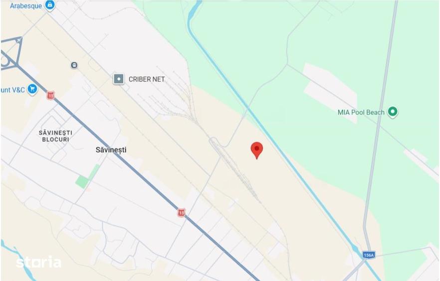 Teren de 3600 mp, în Central