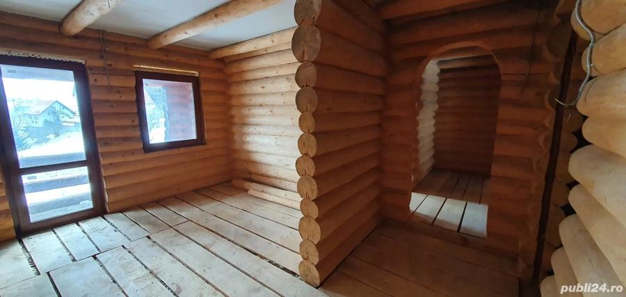 Ocazie! Vand cabana de bustean masiv in sat Pestera, com Moieciu, Brasov - 6