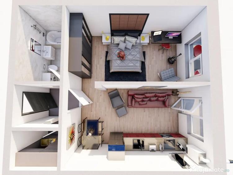 studio 48 mp utili+terasa in cartier SUBCETATE - 6