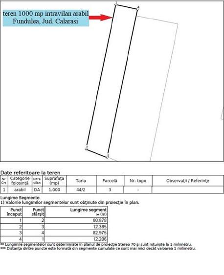 Teren 1000 mp Fundulea, deschidere Autostrada A2, ideal commercial - 5