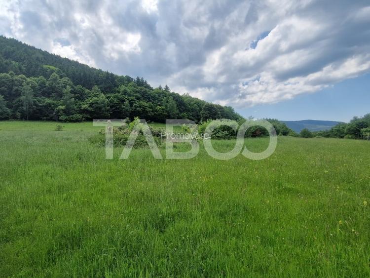 Priveliste deosebita de vanzare de pe teren de 1645mp extravilan Orlat