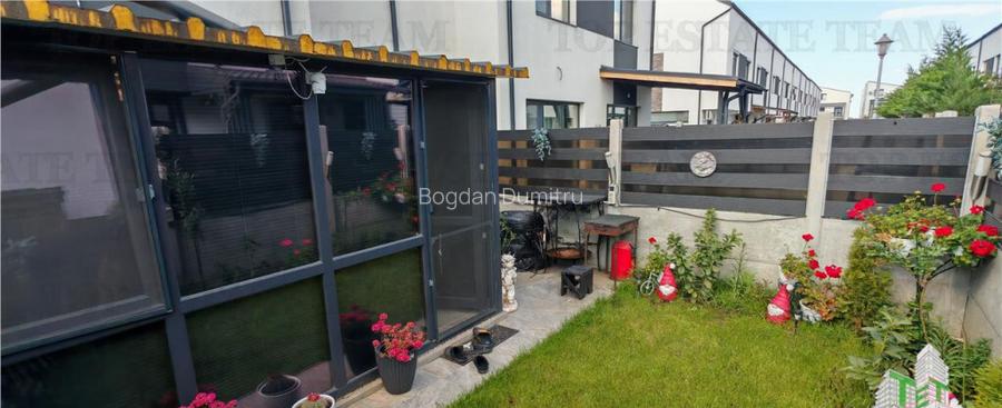 Vila 4 camere mobilata/utilata, mansarda locuibila si terasa