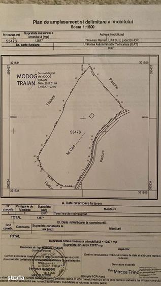 Teren intravilan 1.28ha Remetiperfect pensiune/cabane, zona turistica - 1