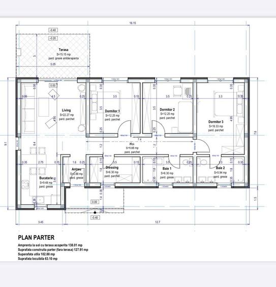 Vanzare Casa individuala 4 camere  PARTER - 2