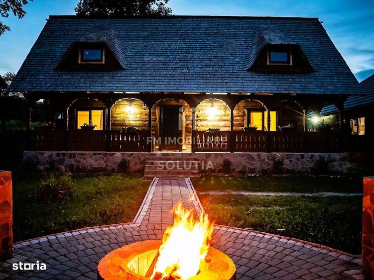 Pensiune agroturistica: 3 case tradi?ionale + teren in Dese?ti - 7