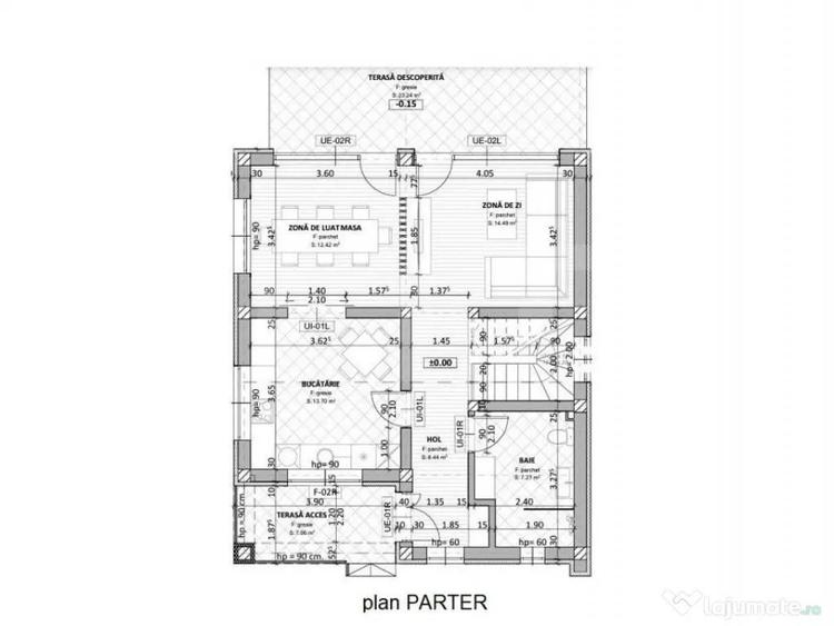 Duplex cu C.F. design contemporan, ansamblu privat, zona Aer - 6