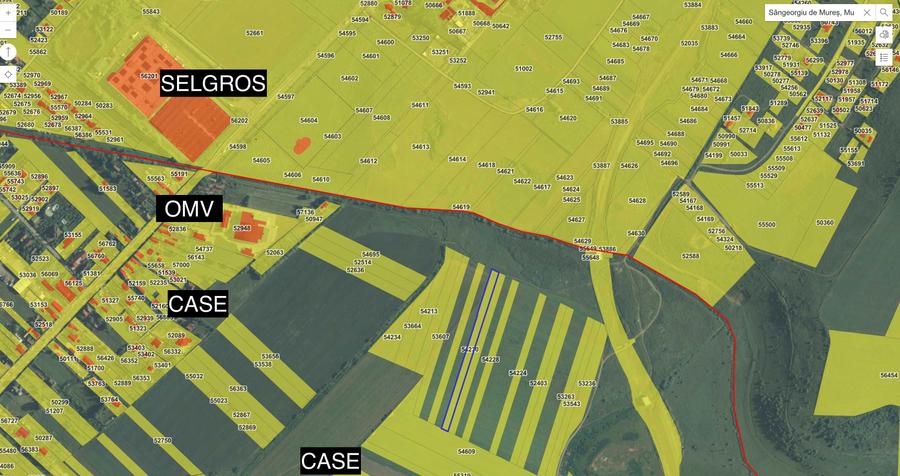 Teren 5000 Mp extravilan, de Vanzare, Zona Selgros Omv Ernei - 1