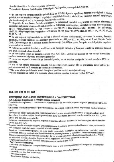 Teren intravilan S=362 mp, Craiovei, Pitesti - idealimob.ro - 3