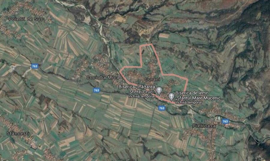Teren Construcții intravilan de 8255 mp, în Pietroasa