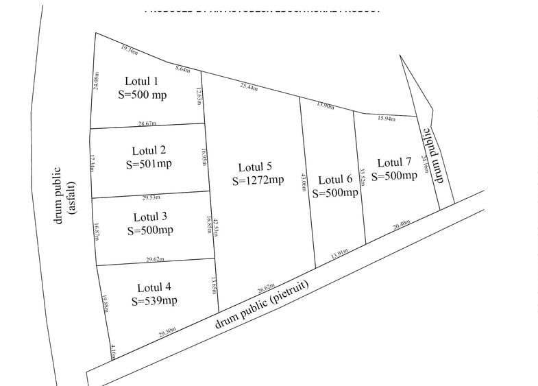 Teren intravilan 500 sau 1000 mp Bran-Tohanita la dum asfaltat - 13