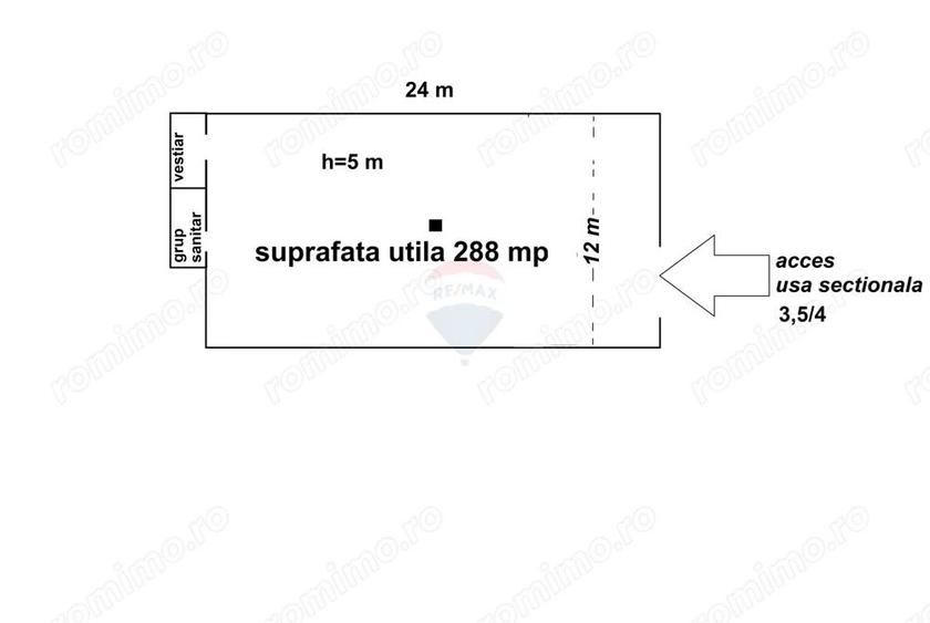 Hala industriala de inchiriat in Brasov, Uzina 2, 324 mp si parcare - 3