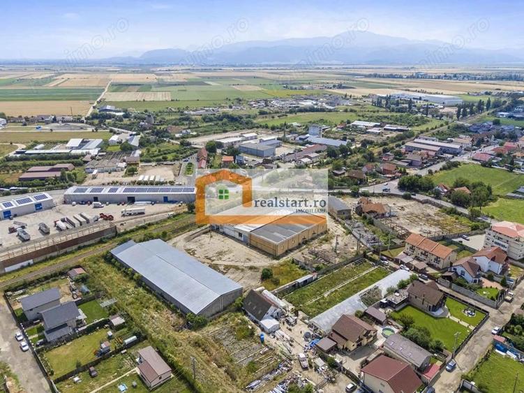 Codlea, Depozite si teren 1,7Ha, 5600mp cladiri, D 155ml la DJ112A, acces E60 - 13