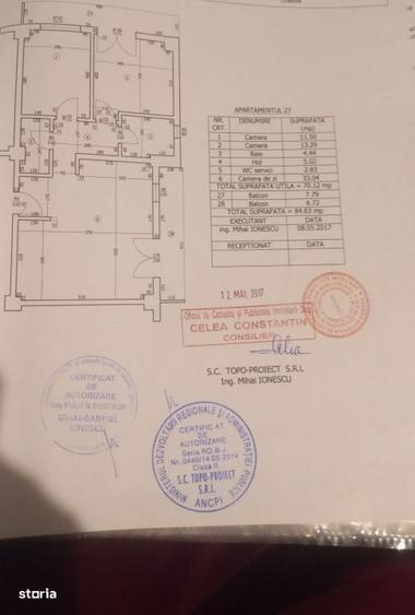 Apartament 3 camere decomandat, 70.12 mp, zona Calea Severinului - Fan - 1