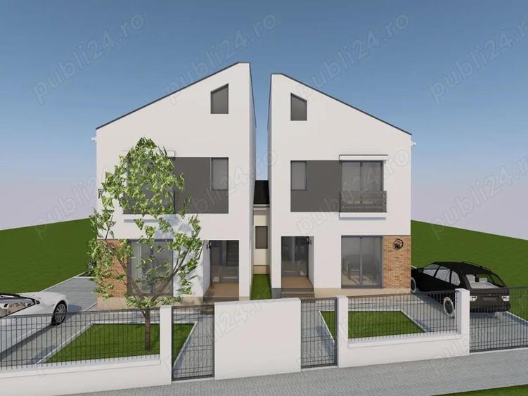 2 locuinte individuale, P+E, 5 camere, 3 bai, 115 mp utili + terasa acoperita 20 mp - 7