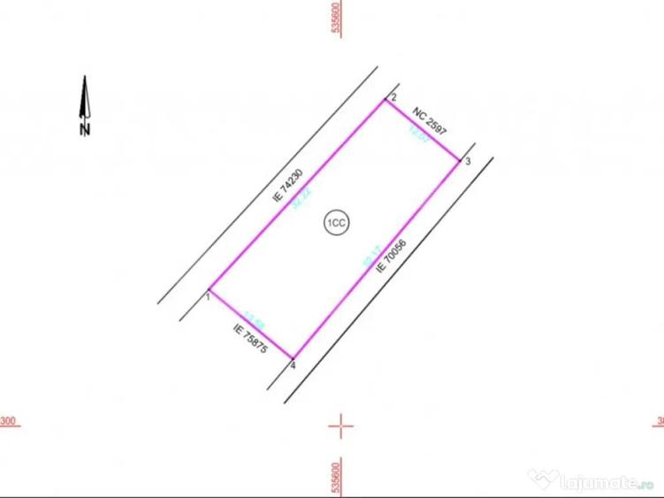Teren intravilan Aninoasa, deschidere 32 ml - 4