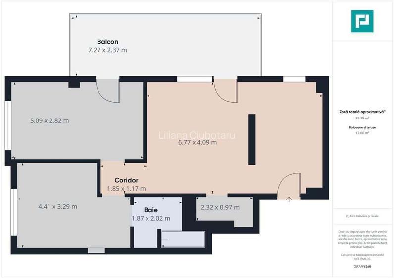 Apartament modern cu 4 camere, curte ?i terasa lini?te ?i confort ap