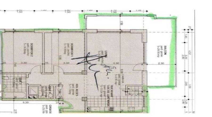 Vand apartam.3 camere in Andrei Muresanu, finisat modern, 2 bai, terasa, parcare - 8