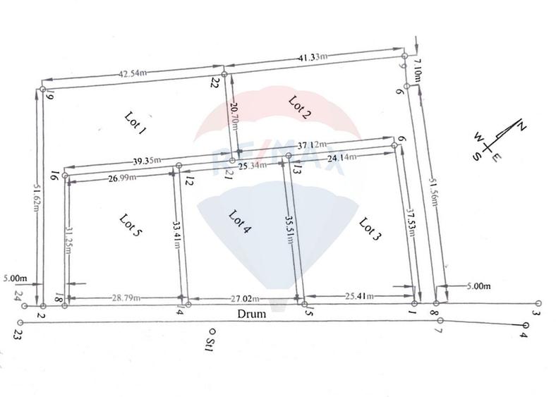 Teren Bran - Sohodol intrare 2700-4800mp - 1
