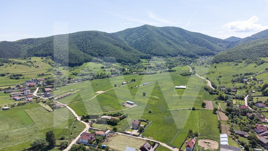 Teren cu peisaj spectaculos in Gura Raului – munte, aer curat, libertate - 7
