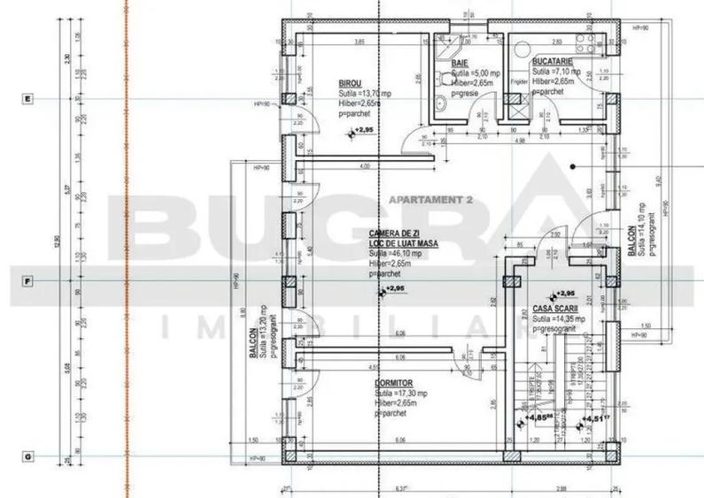 Spatiu de birouri/ apartament de 90mp, parcare, zona Corn... - 2