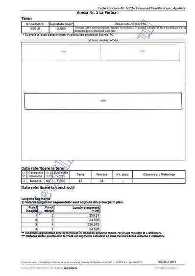 Teren extravilan loc. Campenesti, Com. Apahida - 2