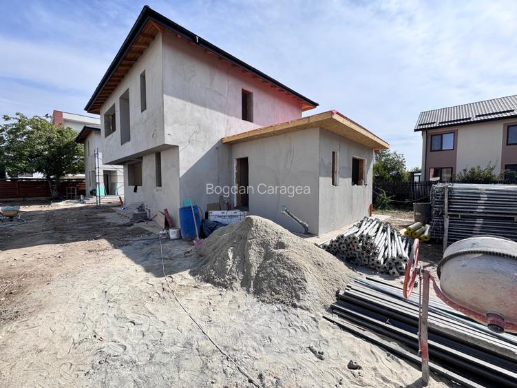 Casa individuala P+1+Pod. 5 cam. Util 160mp. Teren 390mp