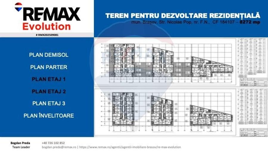 Teren pentru Dezvoltare Rezidentiala - COMISION 0% - 6