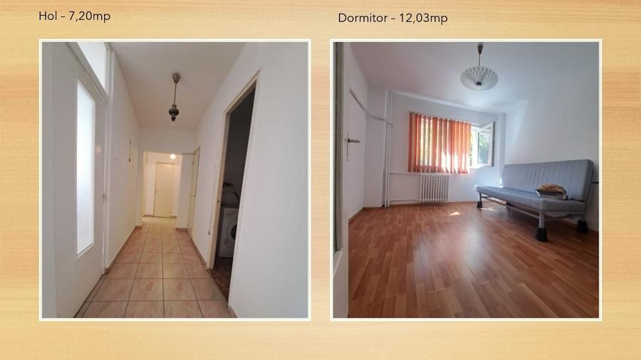 Teiul Doamnei - str. Brasoveni, bloc 1982, 2c decomandate, et.3 - 6