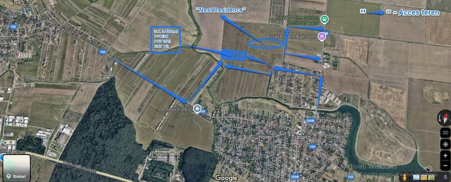 De vanzare! Teren (9100 mp) in Tunari! - 2