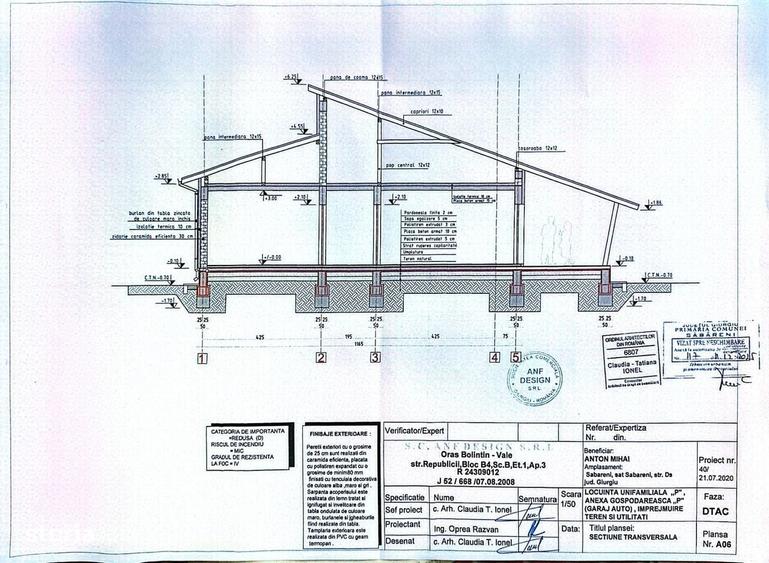 Teren de vanzare cu fundatie casa construita, utilitati disponibile - 3