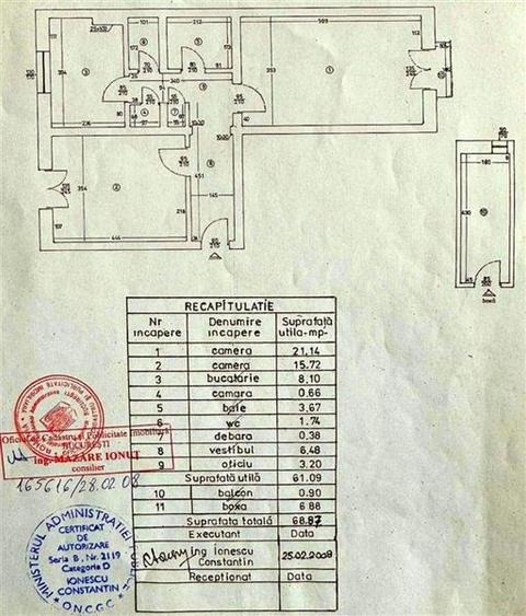 AP.2 CAM.DECOM, ET.2/3 BOXA BLOC RUSESC BUCURESTII NOI METROU BAZILESCU - 20