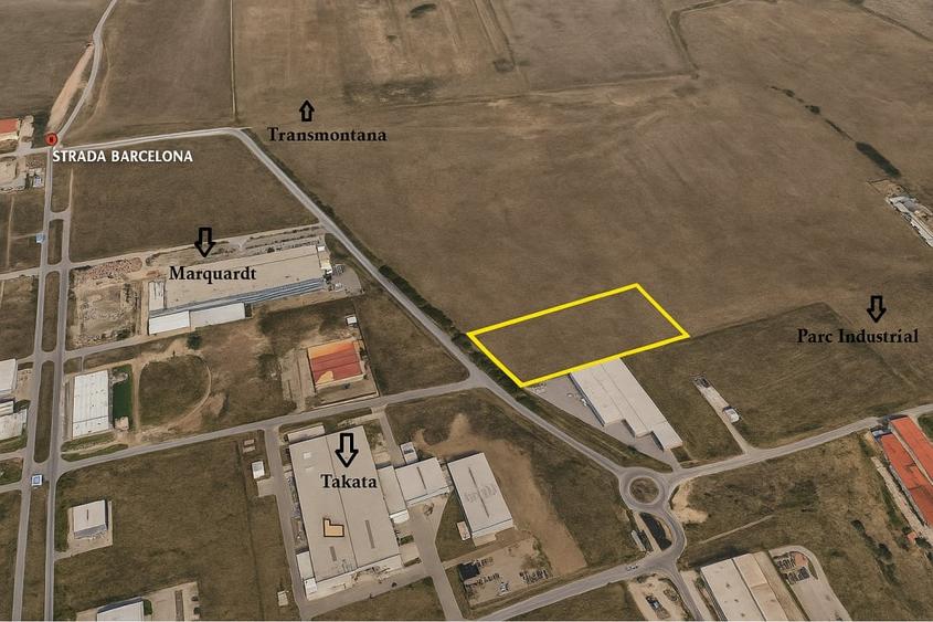 Teren intravilan industrial cu PUZ si utilitati in apropiere 6000mp zona Vest - 2