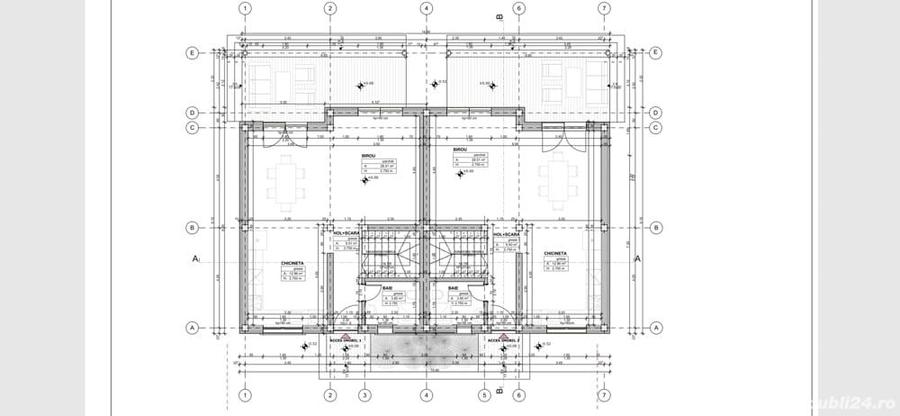 Duplex SAD P+E 5 cam, toate utilitatile, teren 400m, cartier Serena, Mosnita - 1