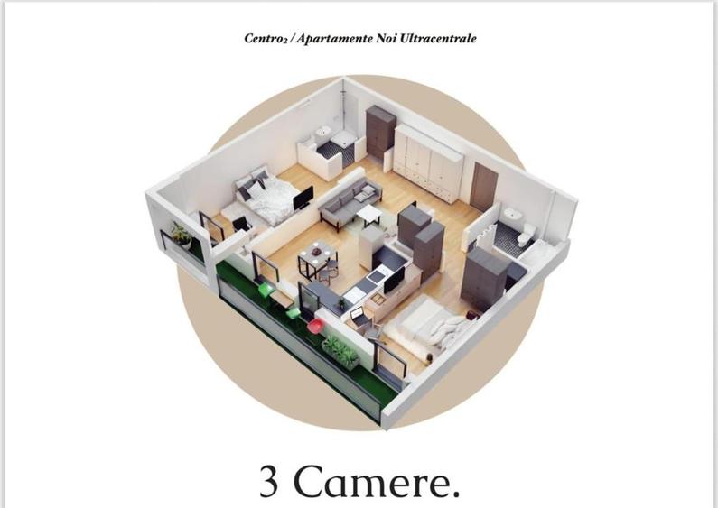 RECO Apartament 3 camere in Oradea zona Centrala - 1