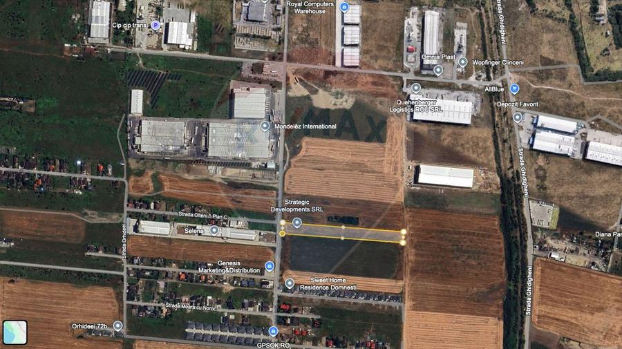 Teren agricol intravilan de 10555 mp, în Clinceni