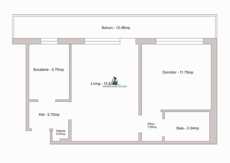 Apartament cu 2 camere semidecomandat în Brâncoveanu