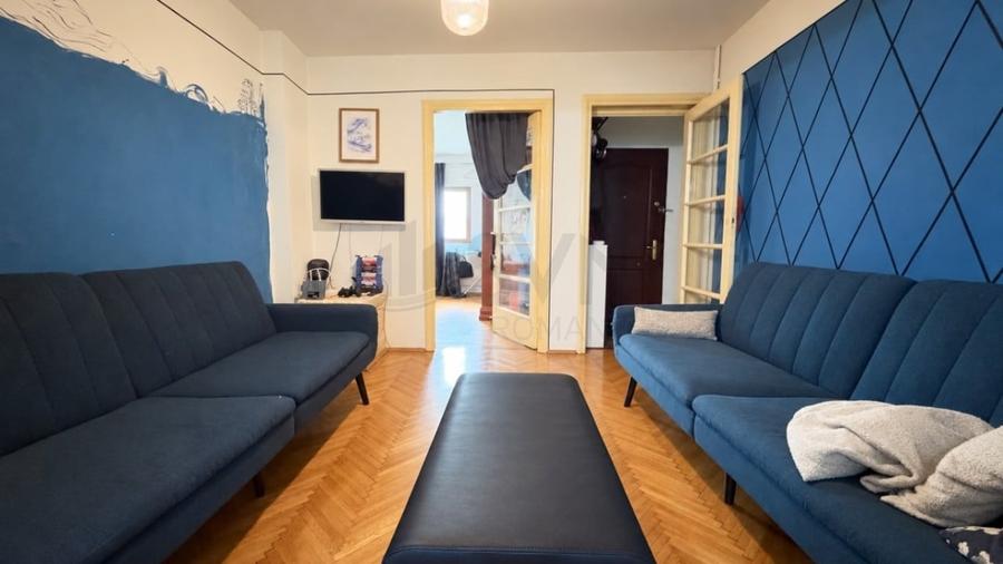 Apartament cu 3 camere decomandat, mobilat în Dorobanți