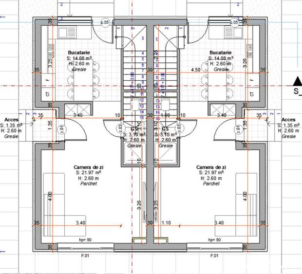 Casă cu 2 camere cu Teren 250 Mp în Giarmata