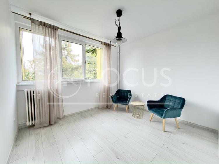 Apartament cu 3 camere semidecomandat, mobilat în Dorobanți