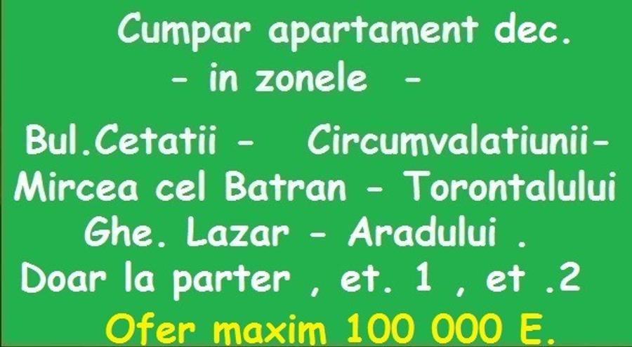Apartament cu 2 camere decomandat în Bucovina