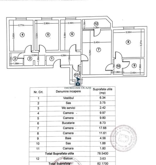 Apartament 4 camere Semidecomandat Metrou Brancoveanu - 8