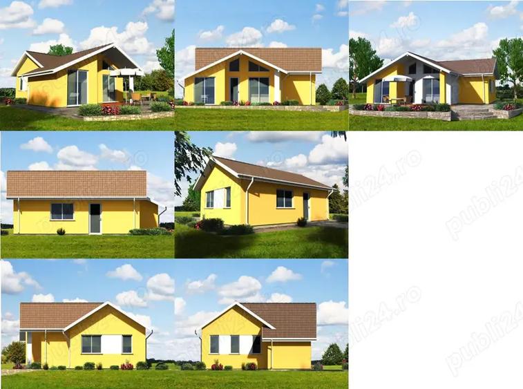 Structura metalica pentru casa decomandata 90 mp - 2