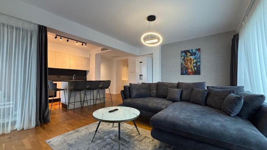 Apartament în bloc nou boutique lângă Herăstrău,mobilat complet,parcare valabilă - 1