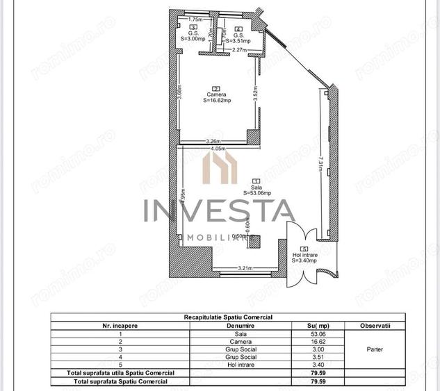 Spatiu comercial cu preluare chirias 1900 euro/ luna! Randament 6! - 1