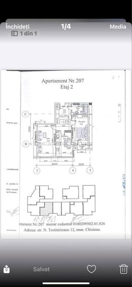 Apartament cu 2 camere, Centru, Chisinau ,Republica Moldova - 1