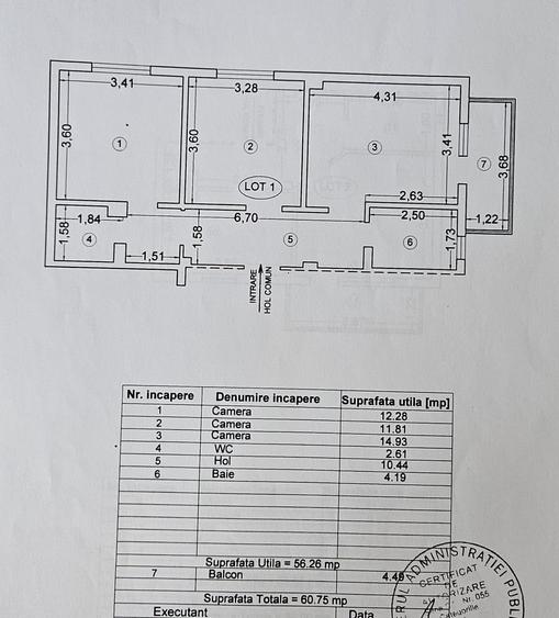 Exclusivitate! Apartament 2 camere - confort 0 - Navodari - Lidl (Cod E5) - 10