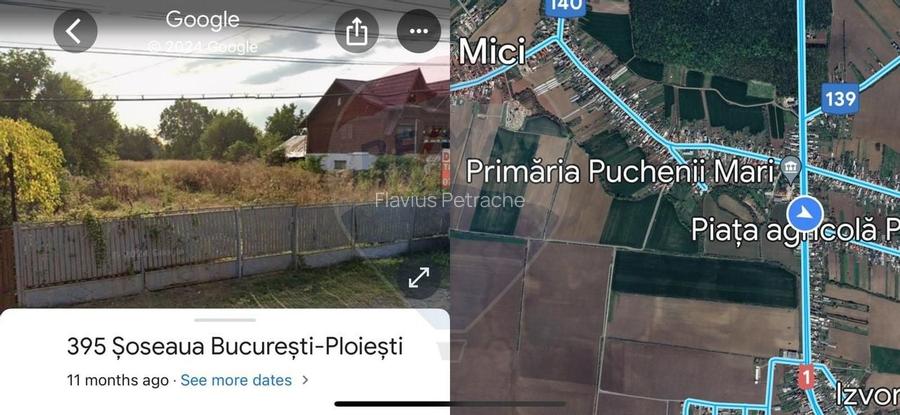 Teren Construcții intravilan de 2044 mp, în Puchenii Mari